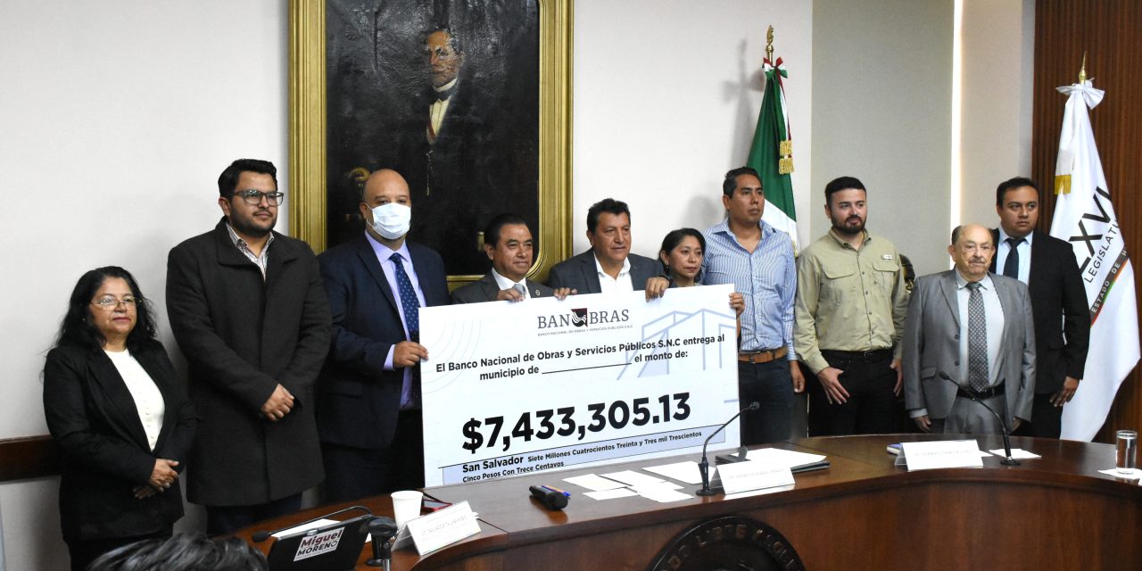 Avalan deuda a San Salvador por 7 mdp