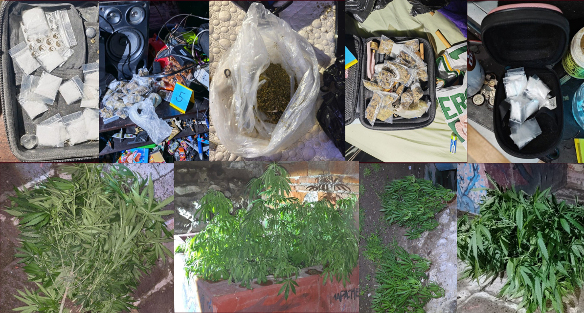 Sacan de las calles 10 mil dosis de narcóticos 