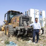 Llega maquinaria para reparación de caminos en Mineral de la Reforma