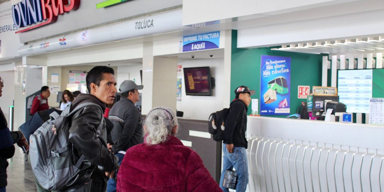 Central de Autobuses moviliza a 14 mil pasajeros en Semana Santa