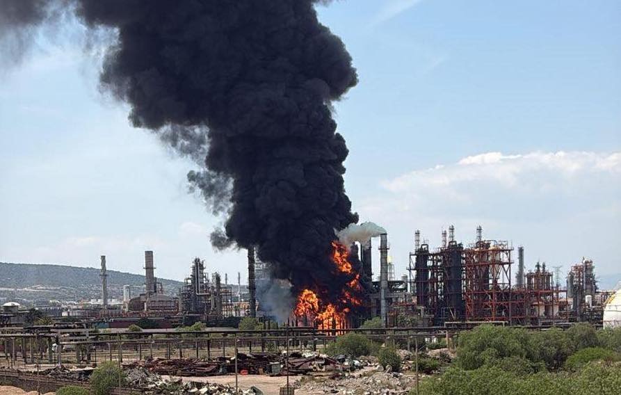 “Falso”, incendio en refinería de Tula: Pemex