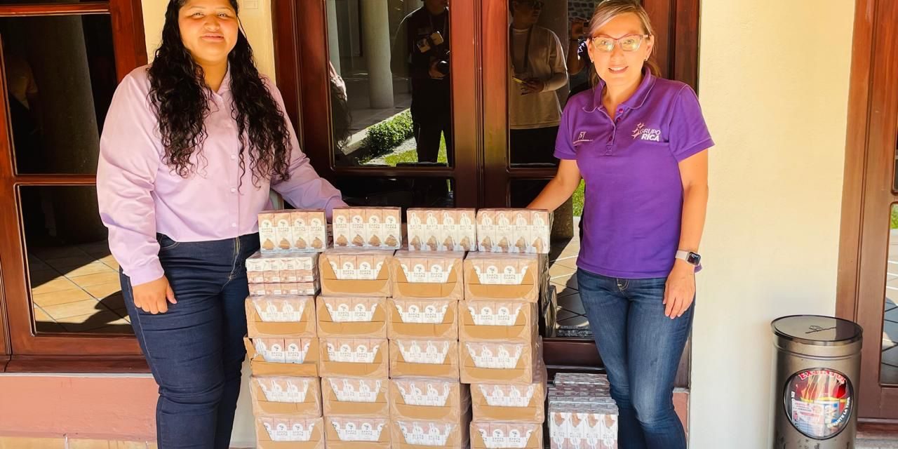 Festeja Grupo RICA a niños de Hidalgo y Morelos