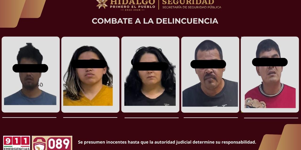 Aseguran a cinco por traslado de hidrocarburo en Mineral de la Reforma