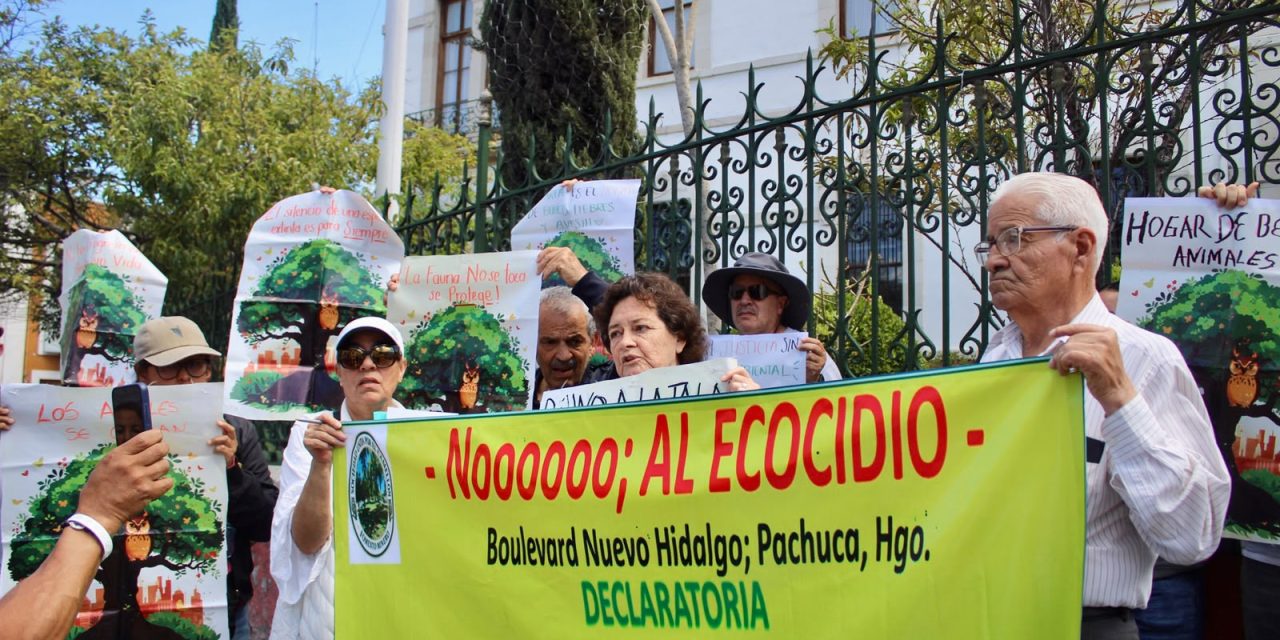 Activistas llevan inconformidad ambiental a Casa Rule