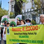 Activistas llevan inconformidad ambiental a Casa Rule