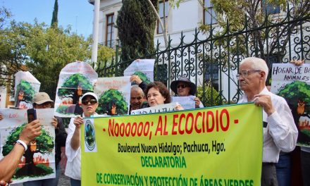 Activistas llevan inconformidad ambiental a Casa Rule