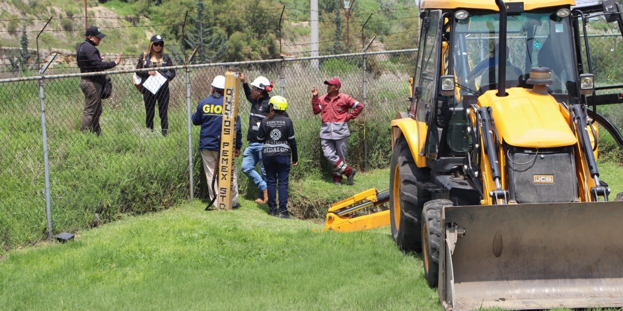 Destruyen 4 de 18 huachitúneles hallados en Hidalgo