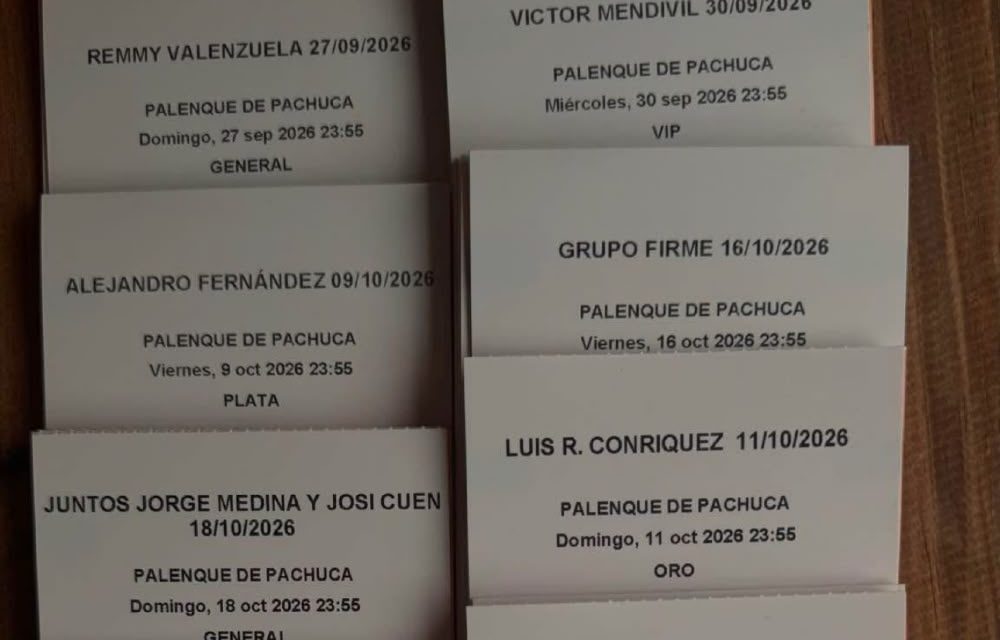 OEEH pone candados para evitar reventa en Palenque de Pachuca