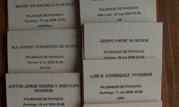 OEEH pone candados para evitar reventa en Palenque de Pachuca