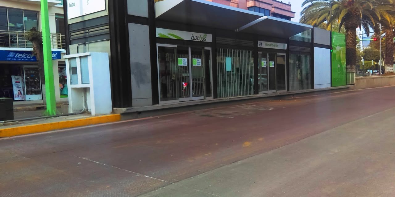 Falta de drenaje frena rehabilitación de estaciones de Tuzobus