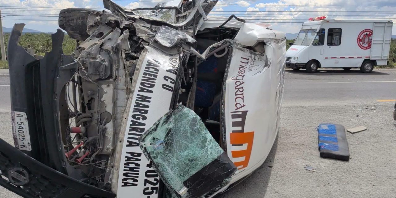 Van 20 heridos en julio por accidentes de combis