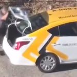 Van tres taxistas sancionados por tirar basura en Pachuca