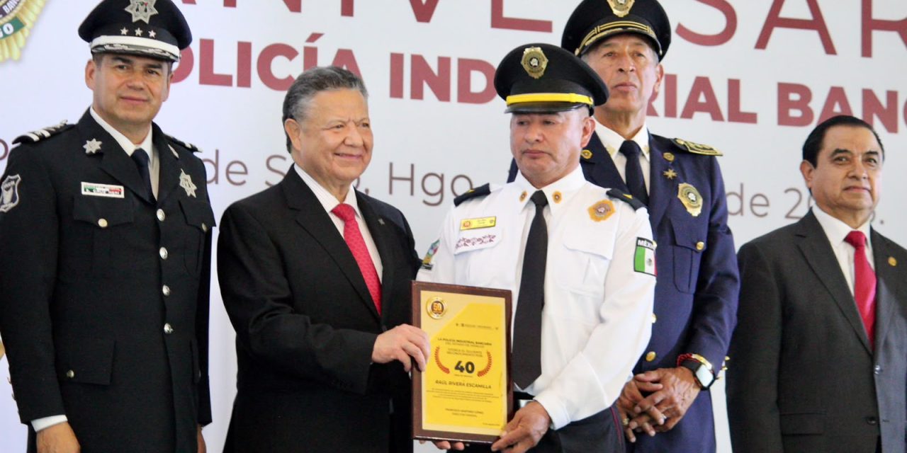 Conmemoran 50 años de la Policía Industrial Bancaria