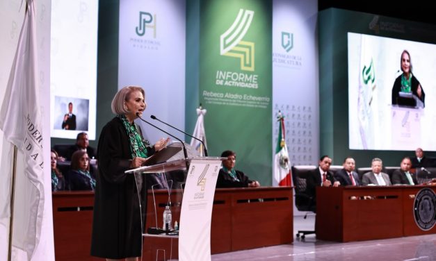 Aladro rinde último informe en el Poder Judicial