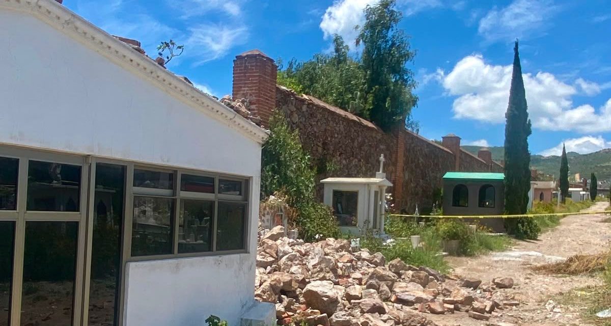INAH prevé pronta repararación de barda del panteón de Pachuca