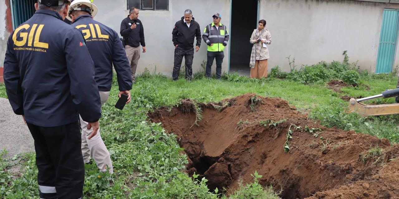 Ubican túnel clandestino de huachicol en Pachuca
