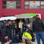 Viento provoca caída de estructura en la Feria de Pachuquilla