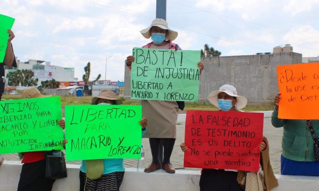 Comuneros de Julián Villagrán exigen liberar a dos detenidos