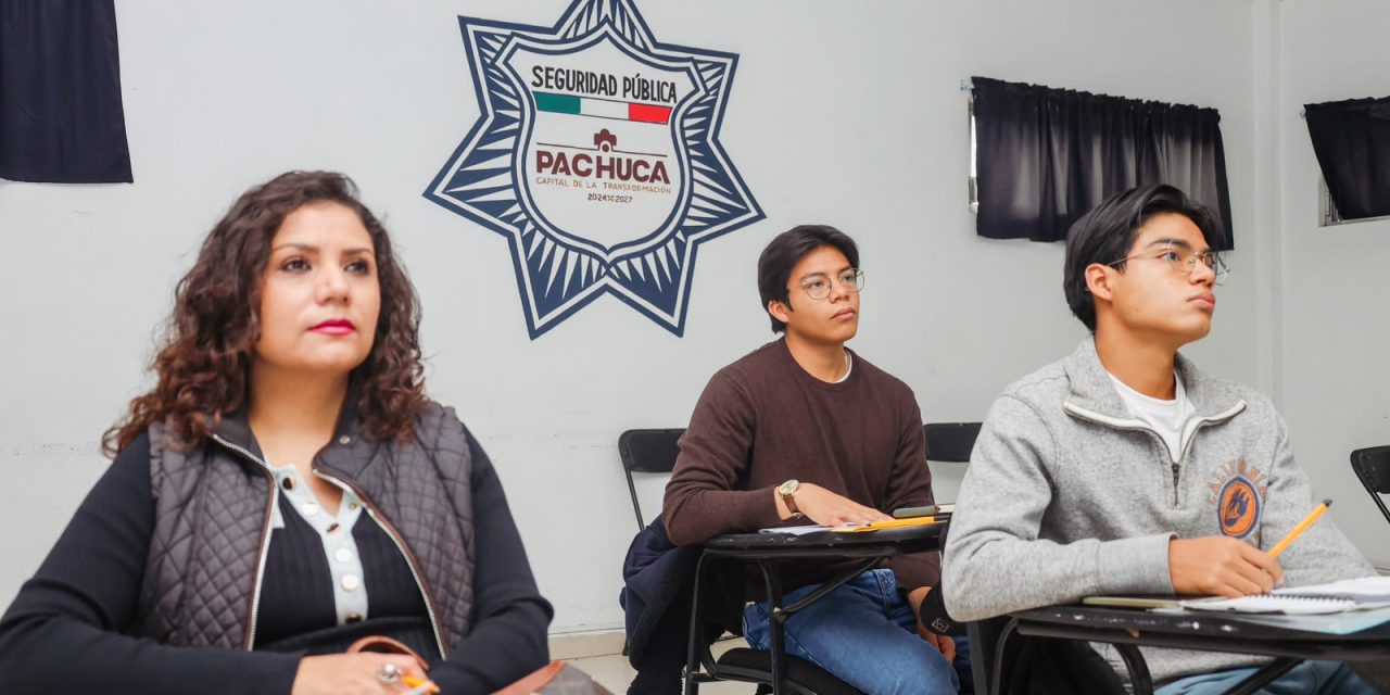 Imparten curso de manejo en Pachuca
