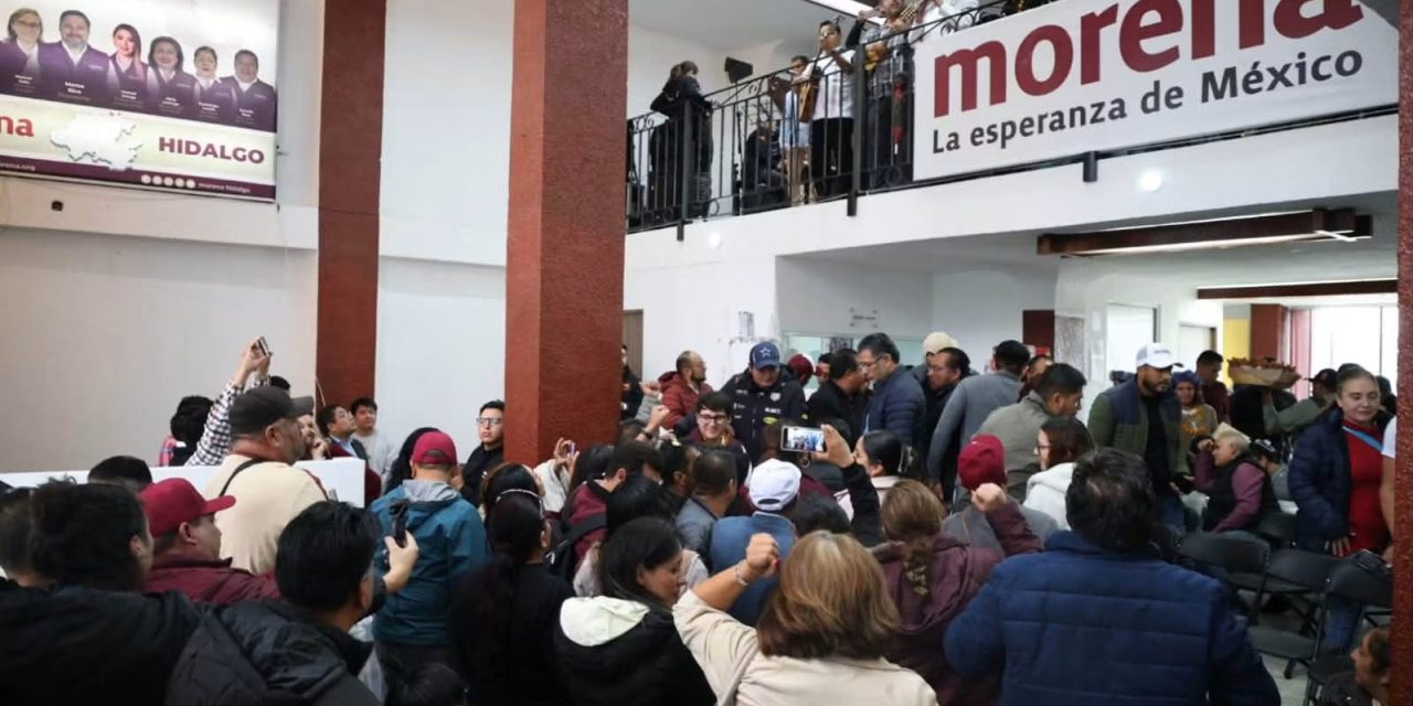 Morena registra a aspirantes a coordinadores distritales federales