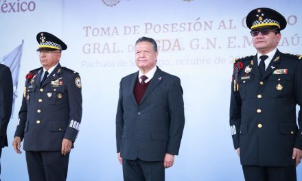 Raúl Meneses Castrejón toma el mando de la Guardia Nacional en Hidalgo