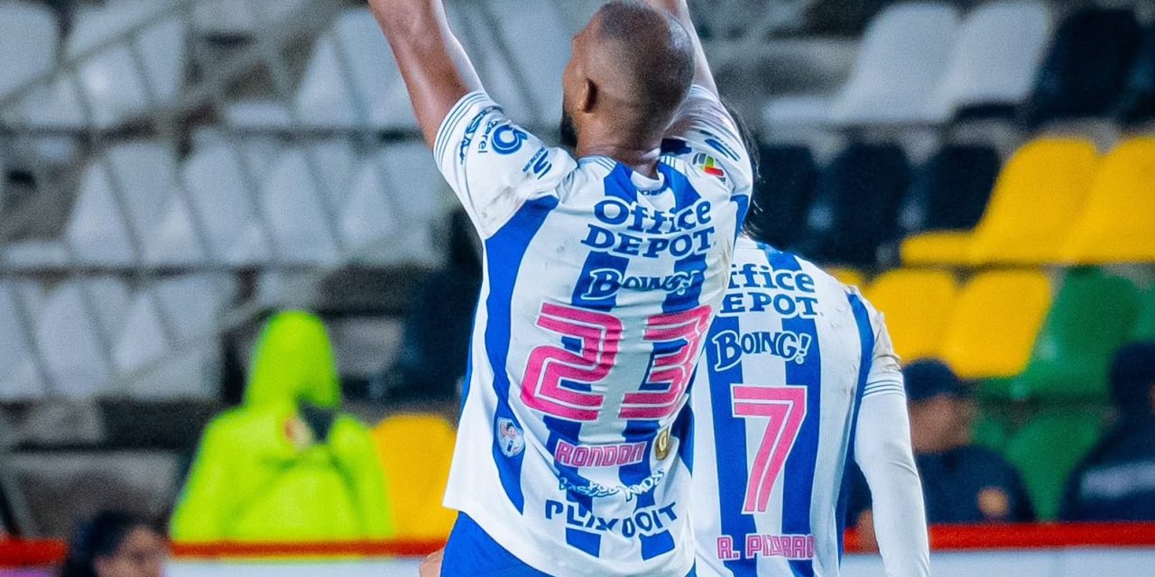 Pachuca rescata empate ante Necaxa con doblete de Rondón