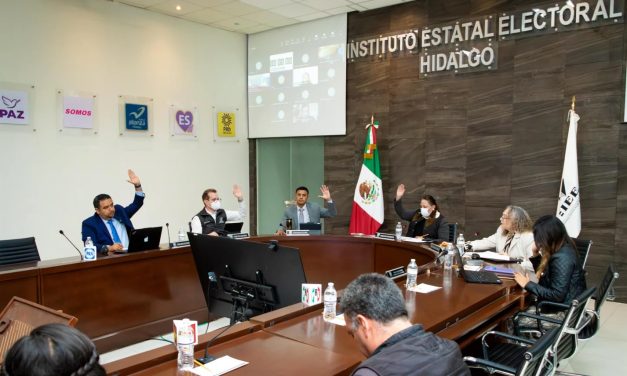 IEEH aprueba reglas de candidaturas para ayuntamientos y diputaciones locales