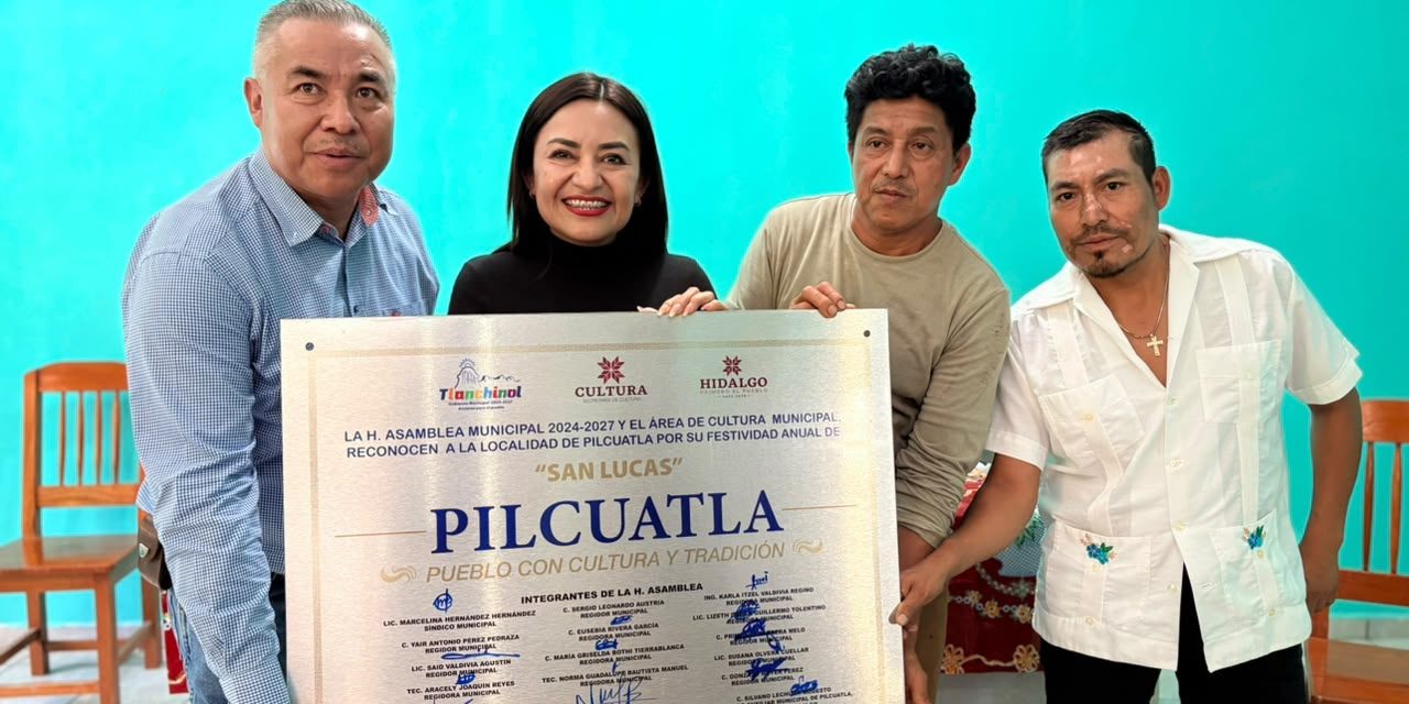 Nombran a Pilcuatla Pueblo con cultura y tradición