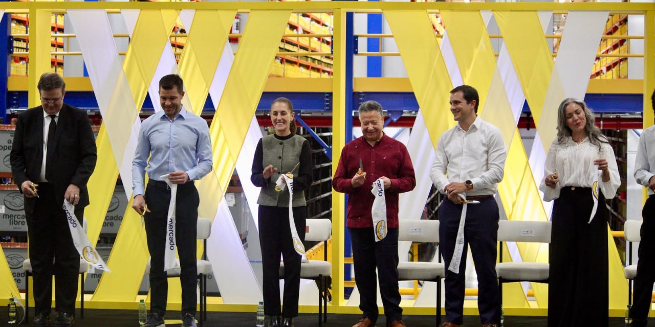 Mercado Libre inaugura en Hidalgo el primer CEDIS robótico de México