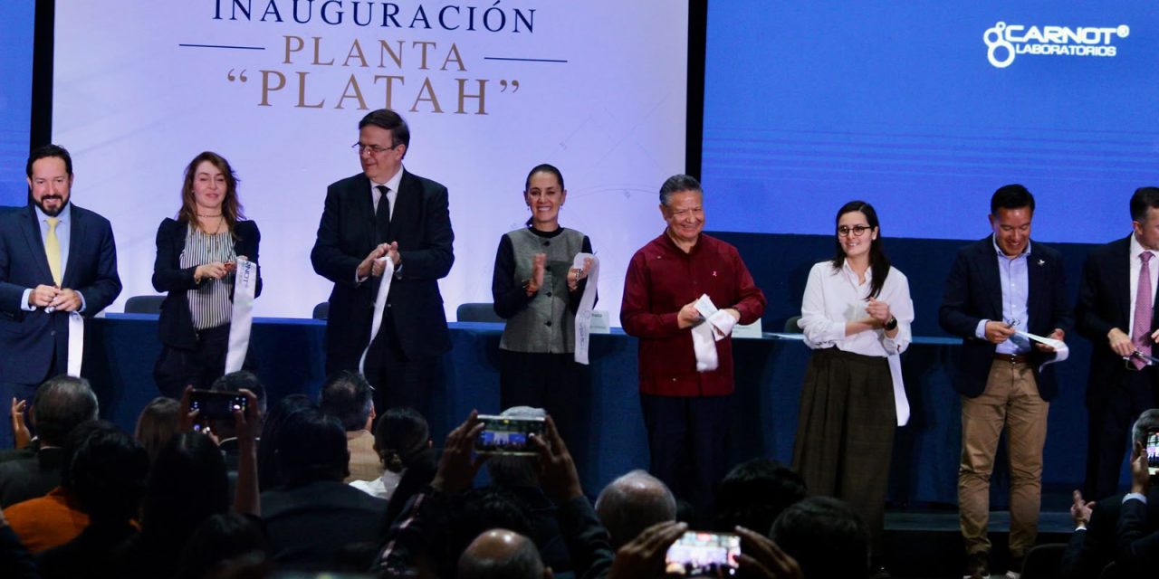 Sheinbaum inaugura planta farmacéutica de 3 mil 500 mdp en Hidalgo