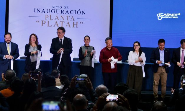 Sheinbaum inaugura planta farmacéutica de 3 mil 500 mdp en Hidalgo